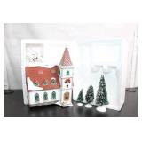 Department 56 Original Snow Village Church with Trees