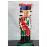 Handcrafted Wooden Nutcracker Soldier Figurine - Double-Sided Design