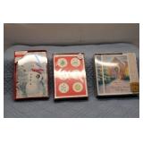 Lot of 3 Holiday Card Sets with Envelopes