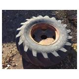 Used Goodyear 18.4 - 24 Industrial Sure Grip Tire/Rim