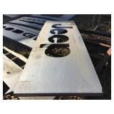 Large Jeep Metal Sign 8