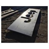 Large Jeep Metal Sign 8