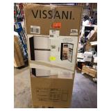 Vissani 7.1 cu. ft. Top Freezer Refrigerator in Stainless Steel Look  Customer Returns See Picture