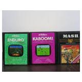 Lot of Vintage ATARI 2600 Video Games