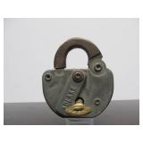 Vintage ADLAKE Railroad Lock - C.M.St.P & P Railroad