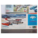 Group of Vintage Airplane Models