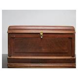 Very Nice Antique Lidded Wood Storage Box