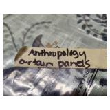 5 Brand New Sets of ANTHROPOLOGY Mint Denim Curtain Panels