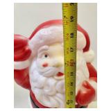 Vintage SANTA CLAUS Christmas Blowmold Statue