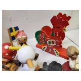 Estate Lot of Handmade Scandinavian & German Christmas Items