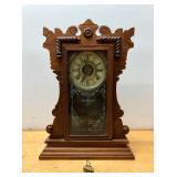 Great Old Antique Mantel Clock w/Griffins