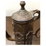 Antique Brass Middle Eastern Coffee Kettle