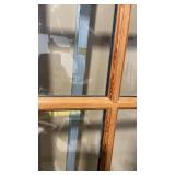 Set of 2 Interior French Doors with Glass Panels