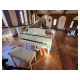 Kawai KG-2D Baby Grand Piano - Pearl White