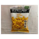 12 Bags of Smart-Snx Crispy Protein Bites - Honey Mustard