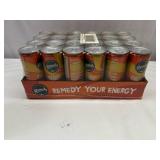 24x8.5oz Remedy Organic Kombucha Energy Drink-Tropical Fruit