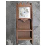 Hand made wood wall clock base stru...