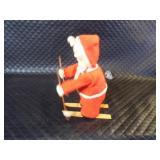 Vintage Skiing Santa