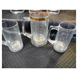 3 Heavy Beer Mugs