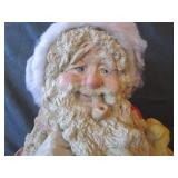 Vintage Dreamsicle Sand Cast Santa