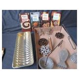 Rosette iron & Molds, Cake Pan, Cook books