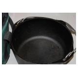 Lodge 11" Cooking Kettle with Lid and Wire Handle and Carry Bag