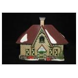 Collectible House with Light - Apple Valley School in the New England Village Series from Department 56©