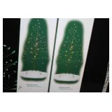 Lot of (2) Department 56© Village Accessories - Twinkle Brite Christmas Trees