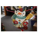 45" Let It Snow Snowman theme Wood/Metal Sign