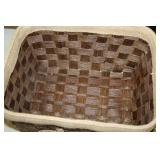 Lot of (3) Assorted Crates/Baskets - Halloween Theme, Rural Farms Fresh Milk, Welcome Friends