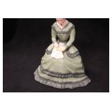 Sculpture - Meg from Little Women by Tasha Tudor Limited Edition from Franklin Porcelain (Fine Porcelain) with Certificate of Authenticity