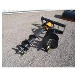 Wolverine Skid Steer Auger w/12" & 18" Augers