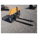 Wolverine 48" Skid Steer Hydraulic Adjustable Pallet Forks