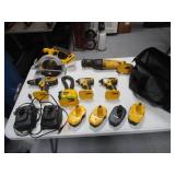 DeWalt 18v Tools, Batteries, Chargers, Tool Bag