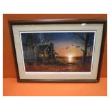 Terry Redlin "Comforts of Home" Signed & Numbered 15581/22900 Image Size 14"x24"