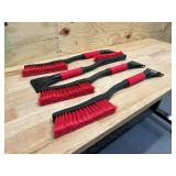 SIMONIZ Lot of 4- Snow Brushes with Scraper