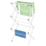 Whitmor 20.5 In. H X 22.5 In. W X 3.5 In. D Metal Accordian Collapsible Clothes Drying Rack