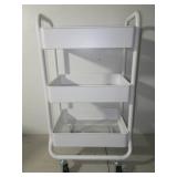 3 Tier Metal Utility Cart - Brightroom-White