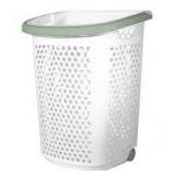 Home Logic Rolling Laundry Hamper White