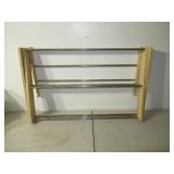 Rubber Wood and Stainless Steel Drying Rack - Brightroom