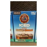 Set of 3 Donut Shop Iced Duos Coffee K-Cups - Cookies & Caramel Flavor