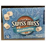 2 back - Box of 50 Packets Swiss Miss Marshmallow Hot Cocoa Mix - Best by July 31, 2024