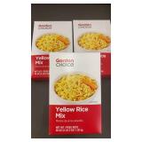 HI 2 - Set of 3 Gordon Choice Yellow Rice Mix - 36 oz Each