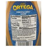 IN 1 - Ortega Chipotle Aioli Sauce 9 oz Bottles - 6 Pack