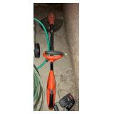 Gardening LOT - Grasshopper Cordless Weed Wacker, Hose Reel, Garden Hose, Sprayers, Planter