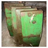 Four Vintage John Deere Front Weights - 1960