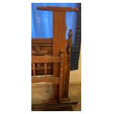 Bedroom Furniture LOT - End Table, Headboard, Footboard and Rails