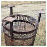 Steel Mesh Burning Barrel with Lid