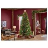 Home Accents Holiday 9 ft. Pre-Lit LED Jackson Noble Fir Artificial Christmas Tree T23    Customer Returns See Pictures