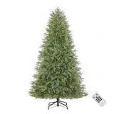 Home Accents Holiday 7.5 ft. Pre-Lit LED Jackson Noble Artificial Christmas Tree